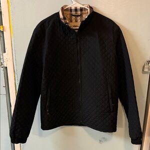 Men's Black Quilted Jacket